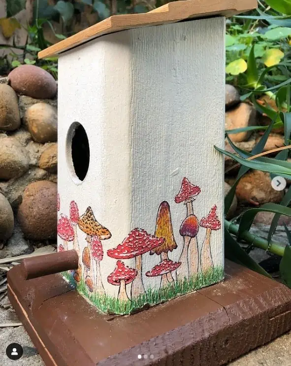 Birdhouse deals paint design