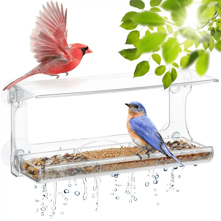 Beautiful stylish A Wing And A Prayer Window Feeders ClearView Window Bird  Feeder to addmore fun to your life